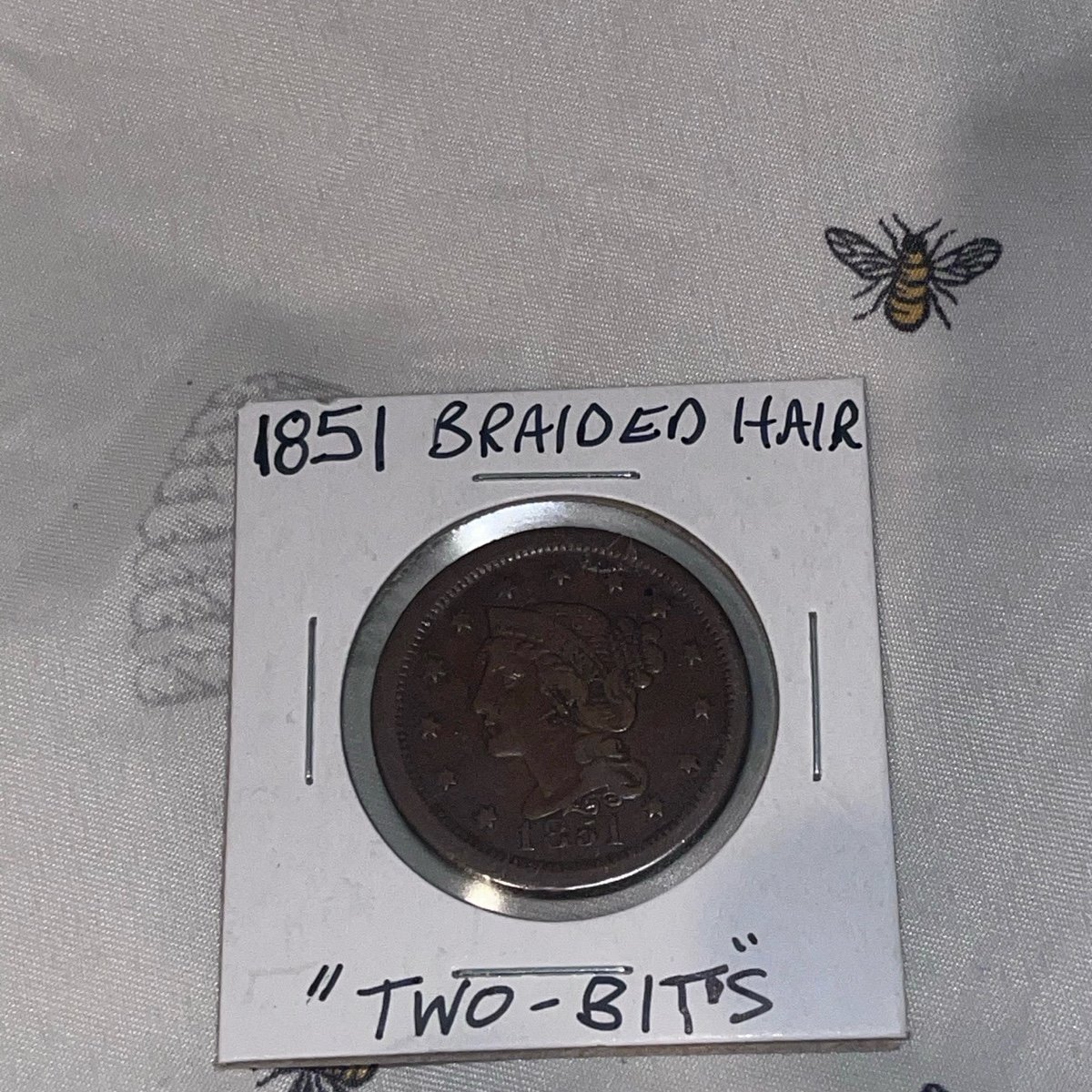 1851 Braided Hair Large One Cent Coin!!