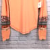 Free People Boho Multi-color In the Mix Cuff Crew Neck Thermal Pullover XL