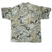 Tommy Bahama Silk Linen Blend Short Sleeve Tropical Button Up Shirt Men’s Medium