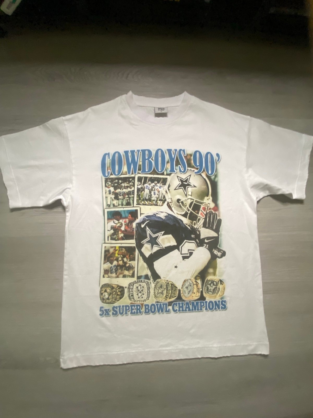 Vintage style 90s Dallas cowboys Deon sanders DND graphic Tshirt