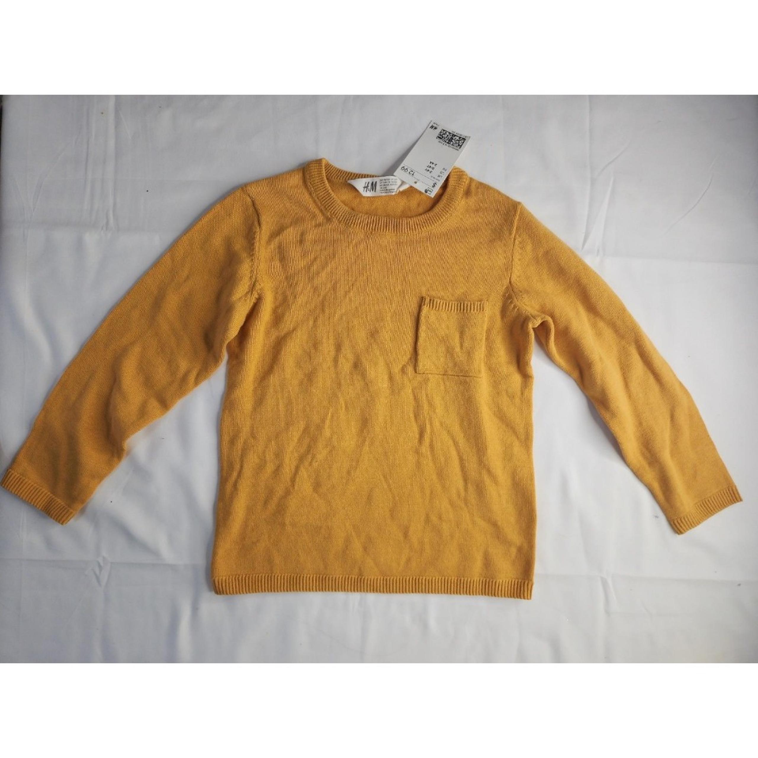 H&M Boy Sweater 2-4Y Yellow
