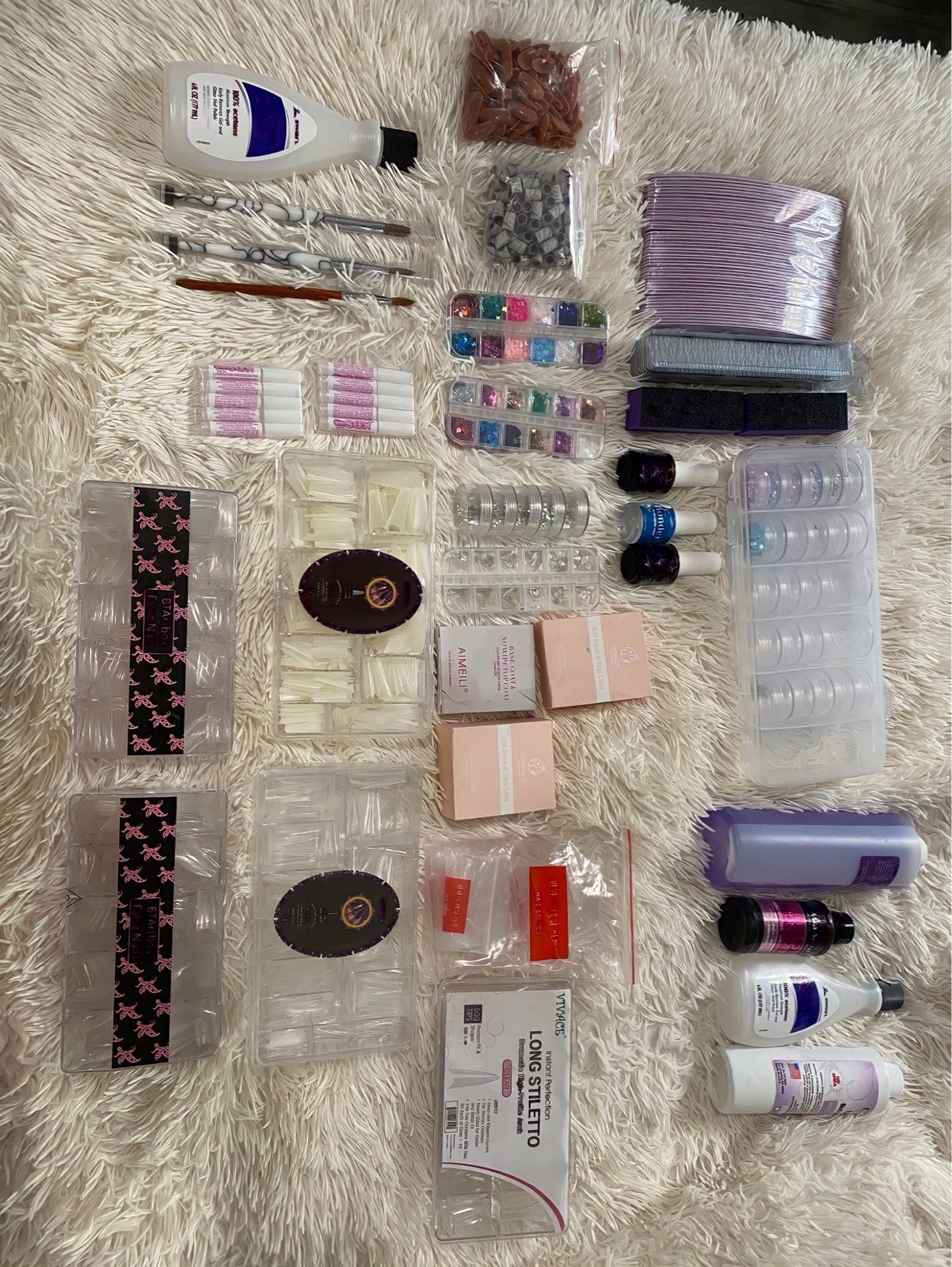 Acrylic nail set for beginners