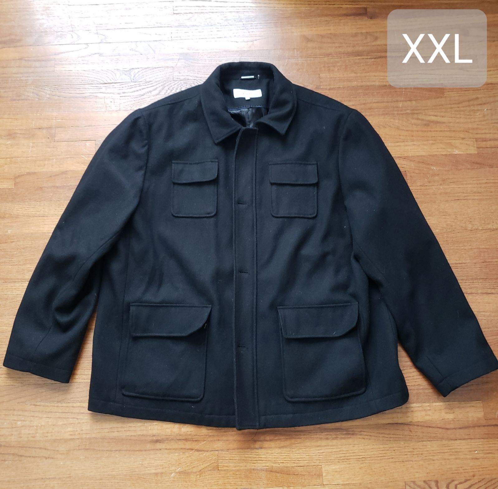 Calvin Klein | Wool 4 Pocket Dress Coat | XXL