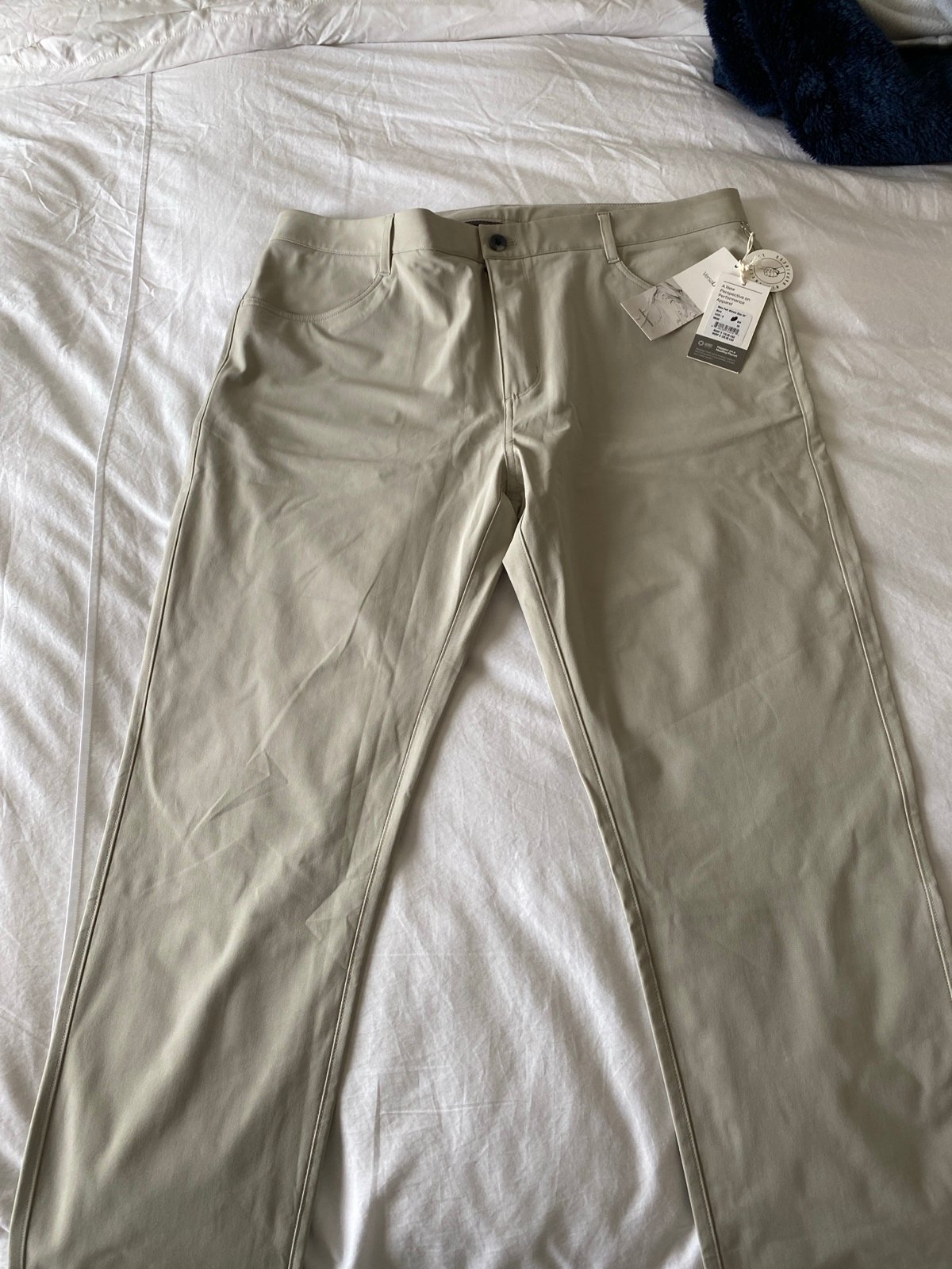 Vuori Meta Khaki Pants Men's Size 38