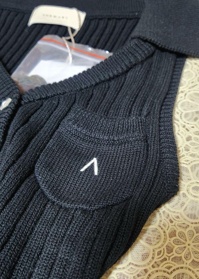 ANDMARY Ami line tops 【Black】