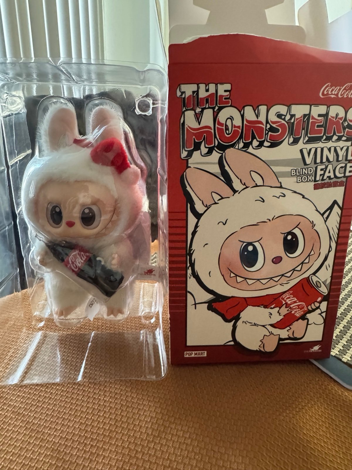 Labubu cocacola Plush pendant