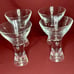 Kronos Verve Bubble Stem Martini Glasses (4)
