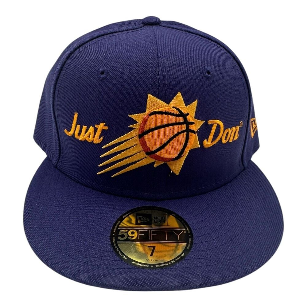 New Era x Just Don Phoenix Suns Hat Cap Size 7 Purple 59Fifty NBA Basketball