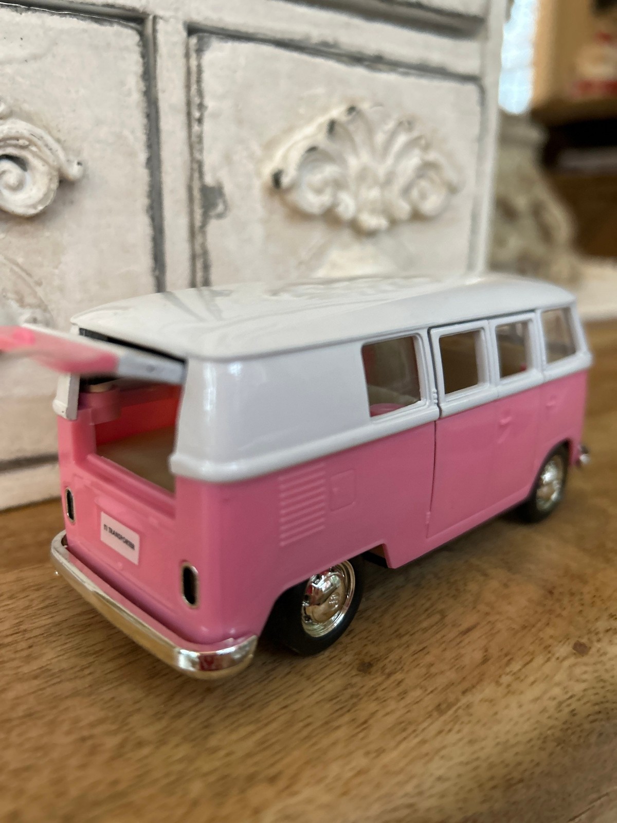 Pink Truck - 5x2x2”- Vintage - Beach Decor - Summer Tiered Tray Decor - Summ ld