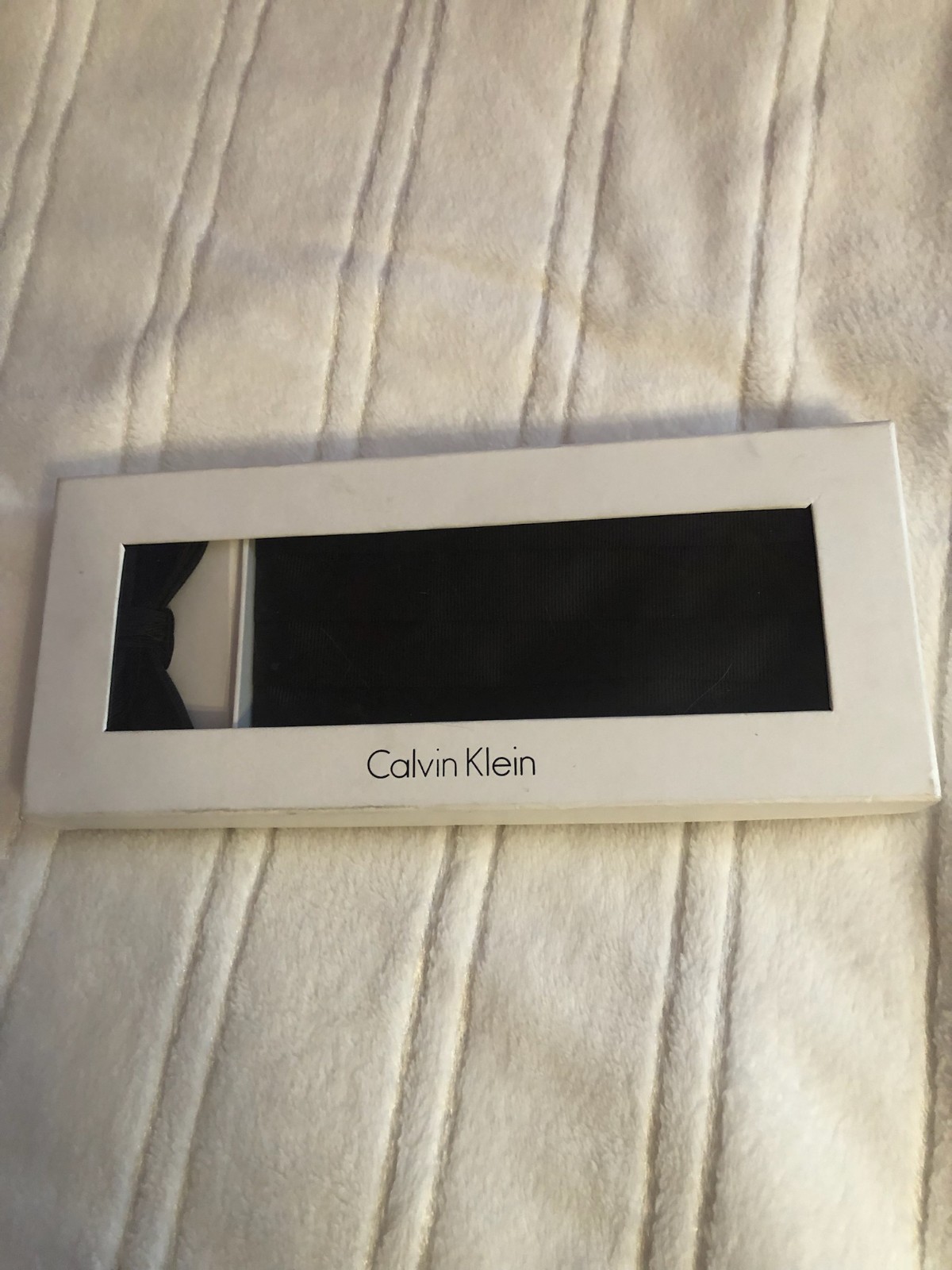 Calvin Klein waist belt and bow tie