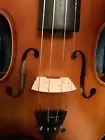 Handmade Flamed Violin 4/4 Professional Solid Maple Wood Shoulder Holder, Bow - detail