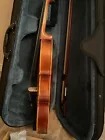 Handmade Flamed Violin 4/4 Professional Solid Maple Wood Shoulder Holder, Bow - detail