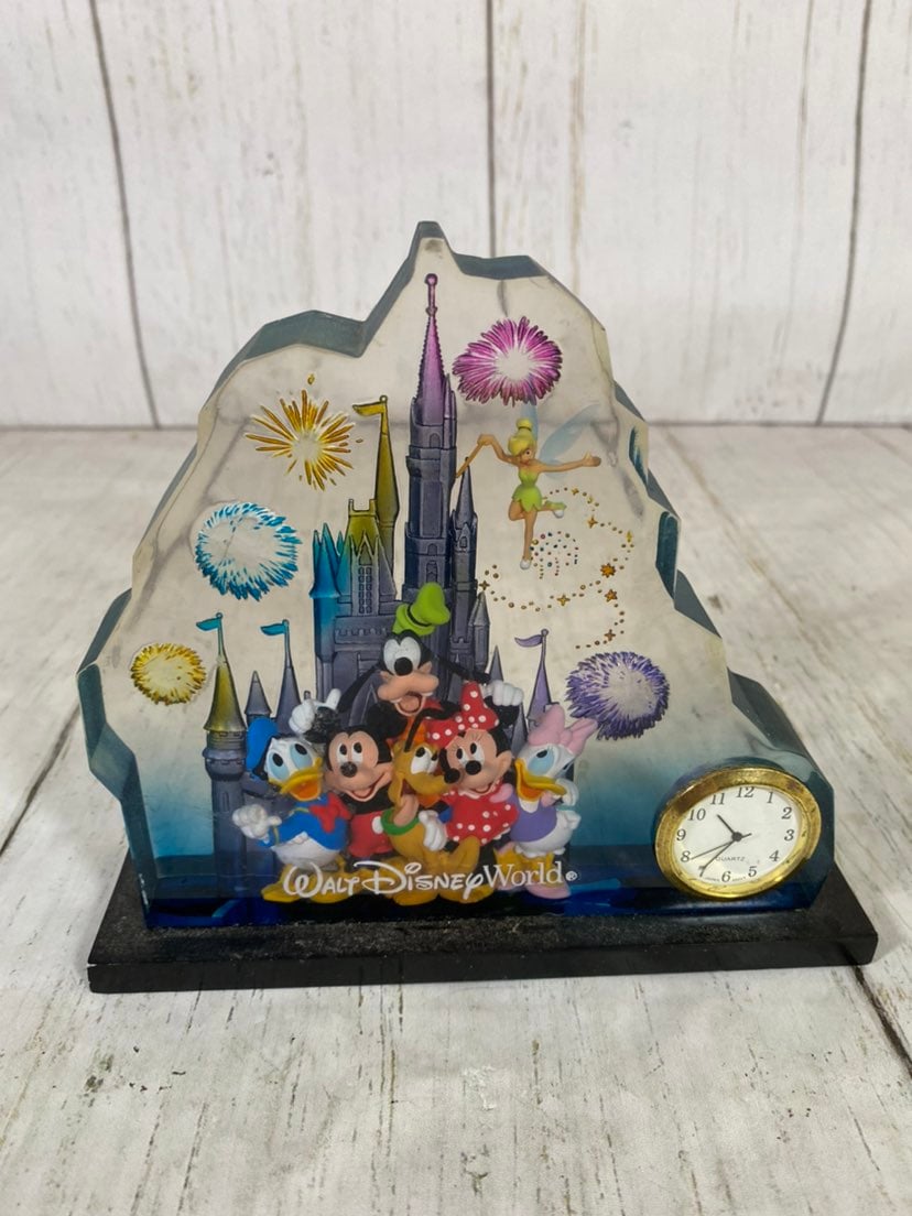Walt Disney World Acrylic Desk Clock