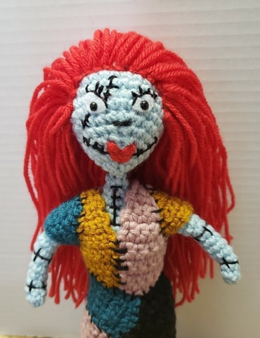 Handmade Crochet Sally Amigurumi Doll from NBC