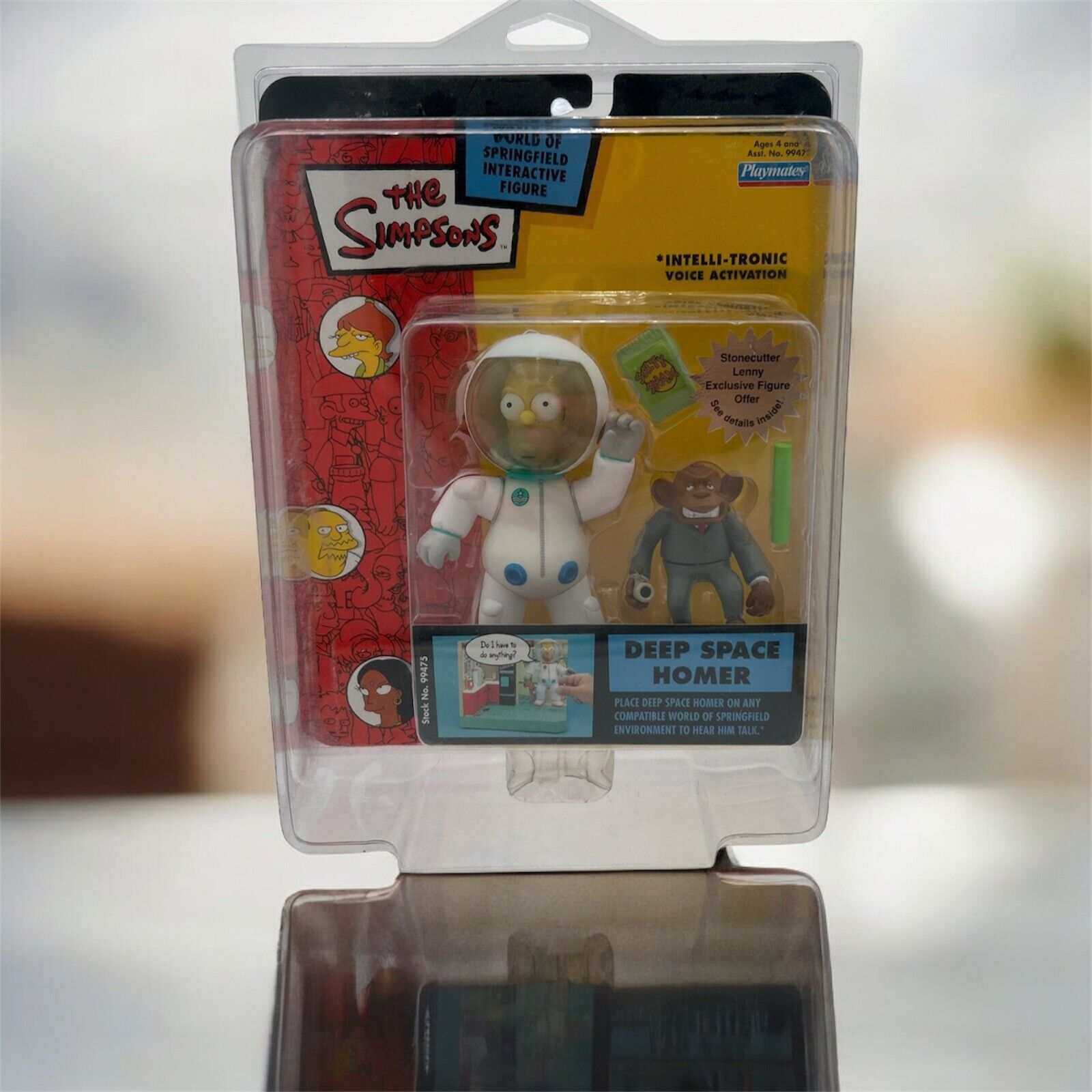 2002 Simpsons World Of Springfield Interactive Deep Space Homer Action Figure