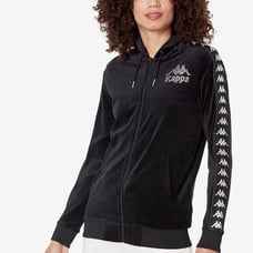 NWT❤️Kappa Banda Women Velvet Hoodie Jacket
