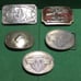 Vintage belt buckle collection
