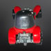 Vintage 1969 Hot Wheels Red Baron Car Rat Rod Roadster Helmet