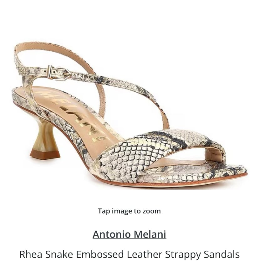LADIES SHOES - NEW ANTONIO MELANI LEATHER SANDALS — HOT - HOT SANDALS