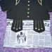 M VTG John Galliano Dior Newspaper Gazette Military Trompe L’oeil Tee Shirt