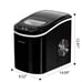 FRIGIDAIRE EFIC101 Portable Compact Ice Maker (26 LB per day)