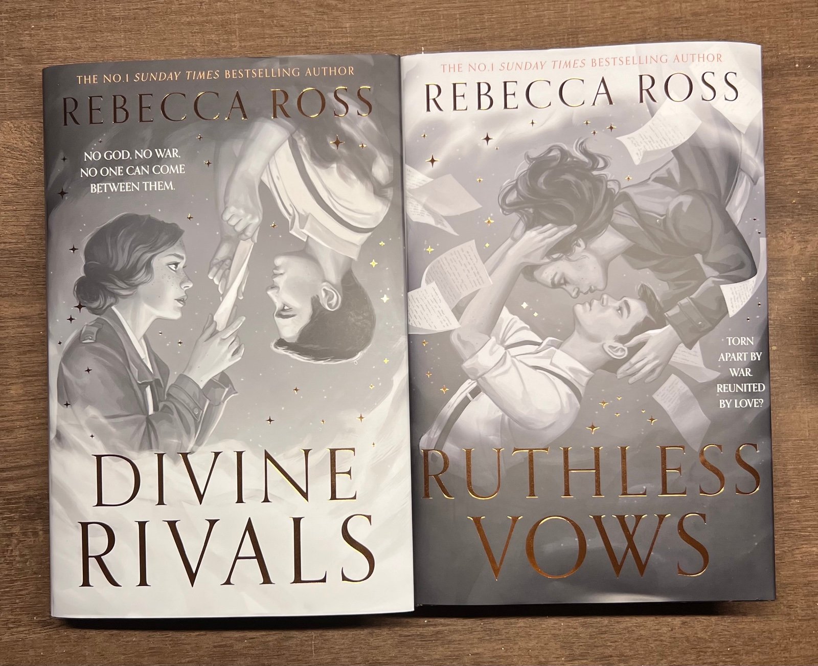 Fairyloot Divine Rivals and Ruthless Vows by Rebecca Ross