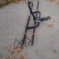 Heavy duty hitch dual bike rack