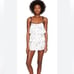 KATE SPADE Ruffled Tiered Charmeuse Chemise