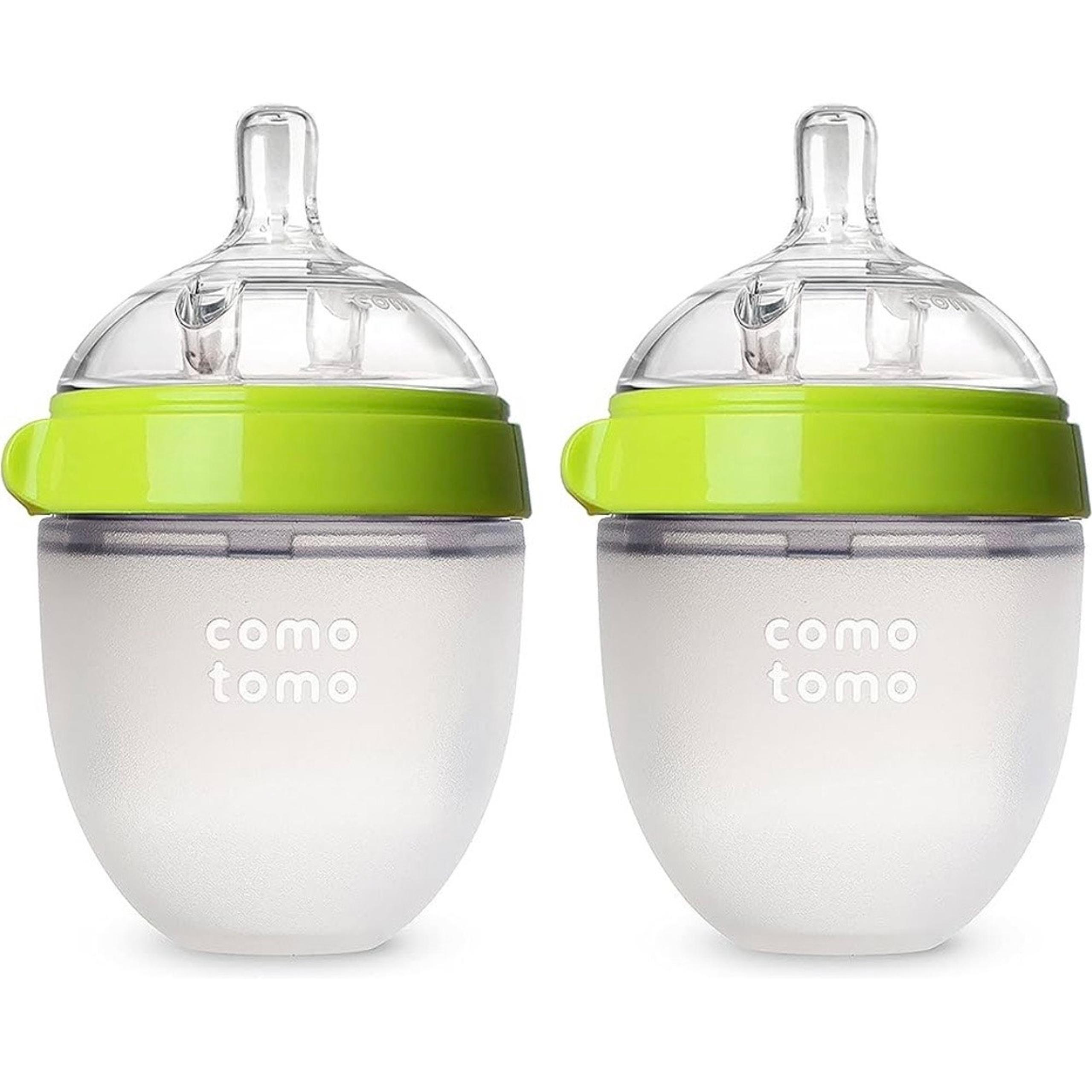 Comotomo Baby Bottle Double Pack Green 5oz