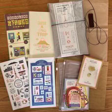 Travelers Company Limited Edition Tokyo Notebook, Refills and Accessories Charm