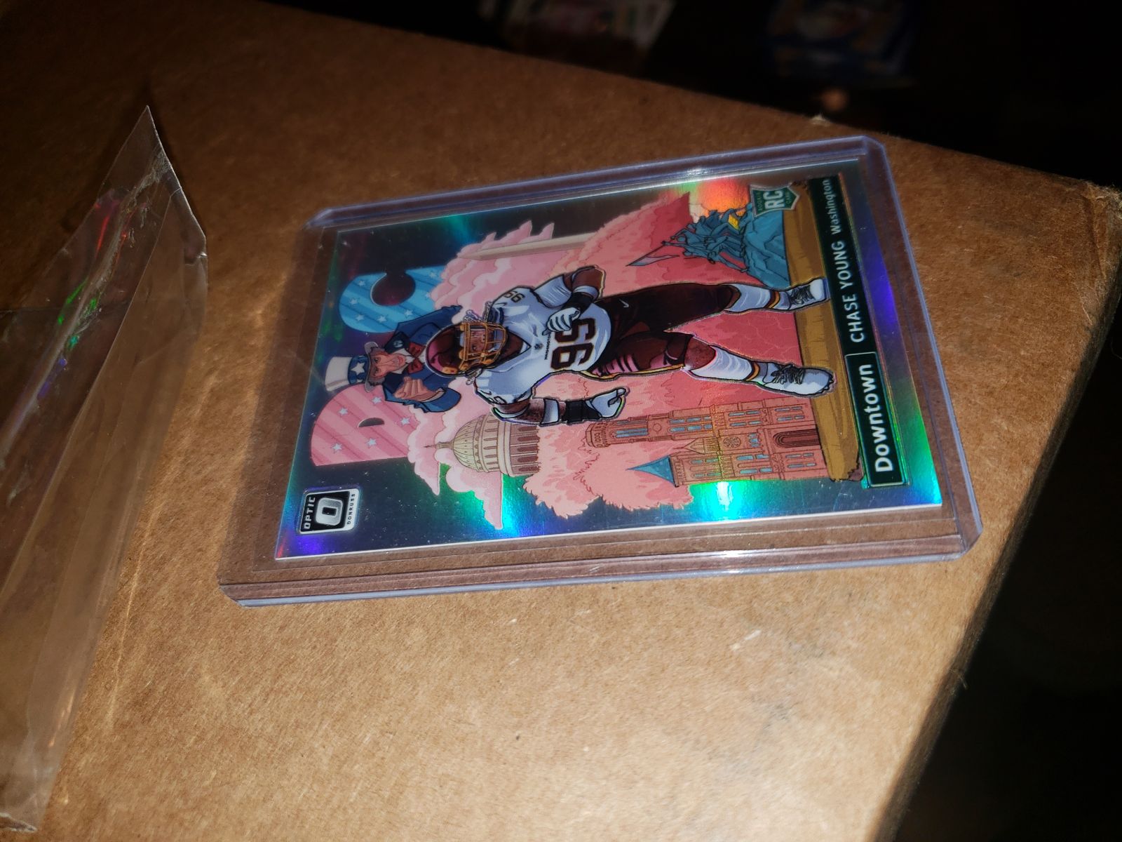 Chase young downtown rookie card short p