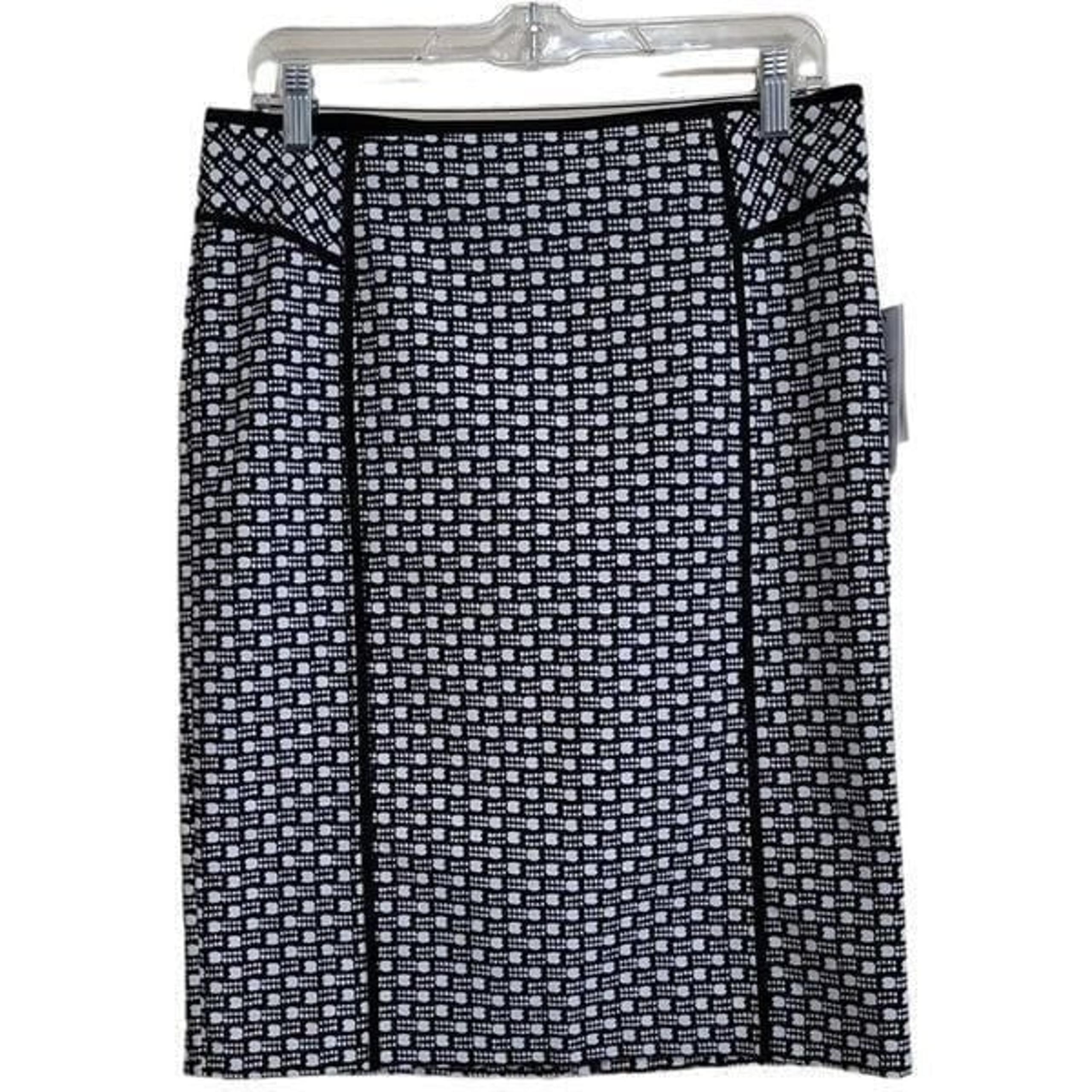 Black and White Midi Skirt Sz 8 NWT - Laundry by Shelli Segal