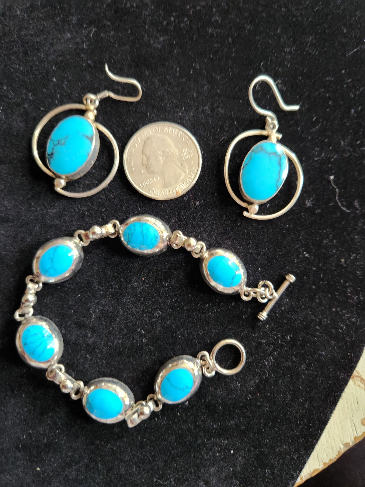 Vintage 925 Earrings & Bracelet