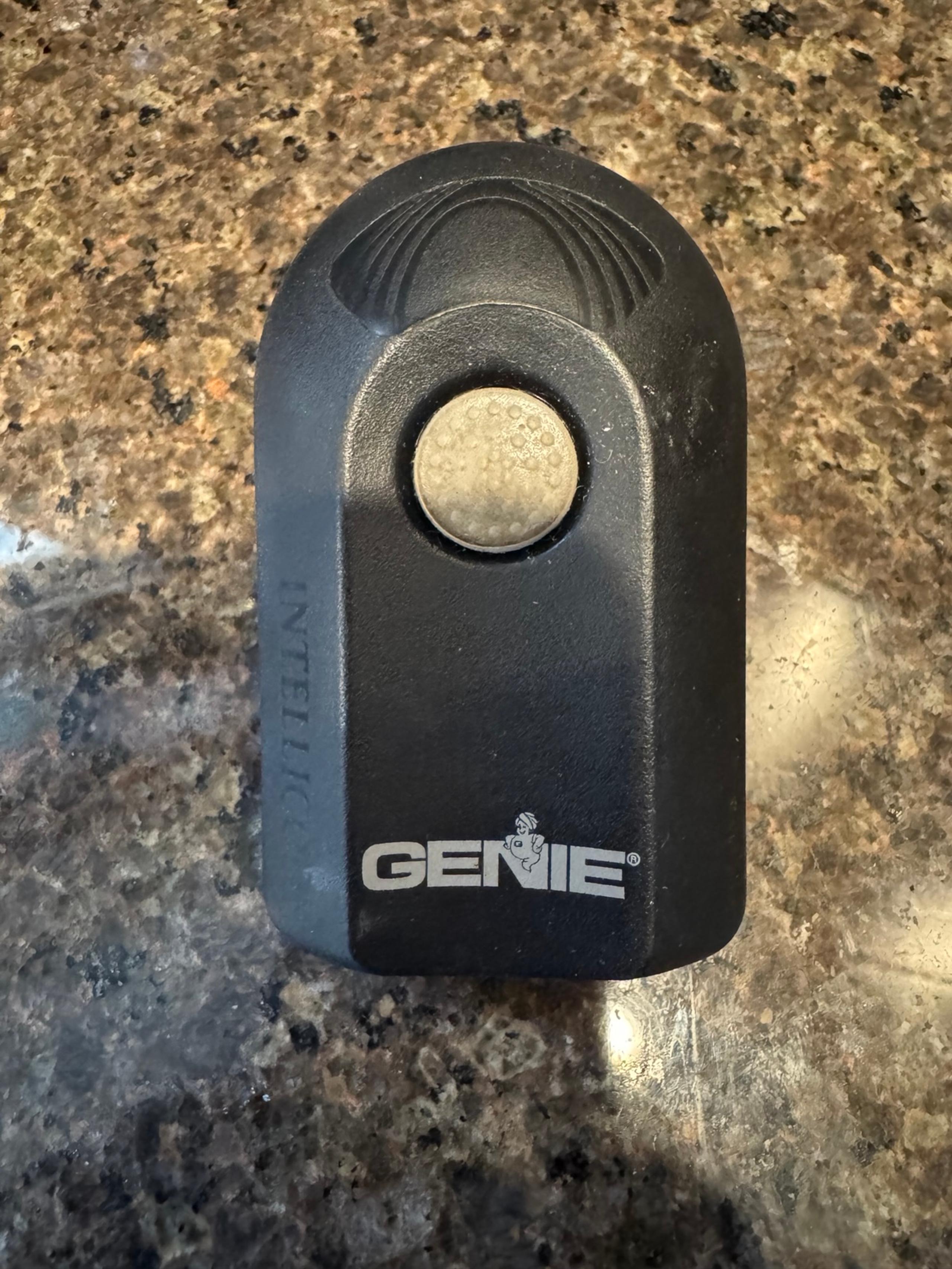 Genie brand garage door remote