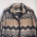 Vintage Melica southwestern print wool (?) oversized midi blanket coat sz M