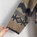 Vintage Melica southwestern print wool (?) oversized midi blanket coat sz M