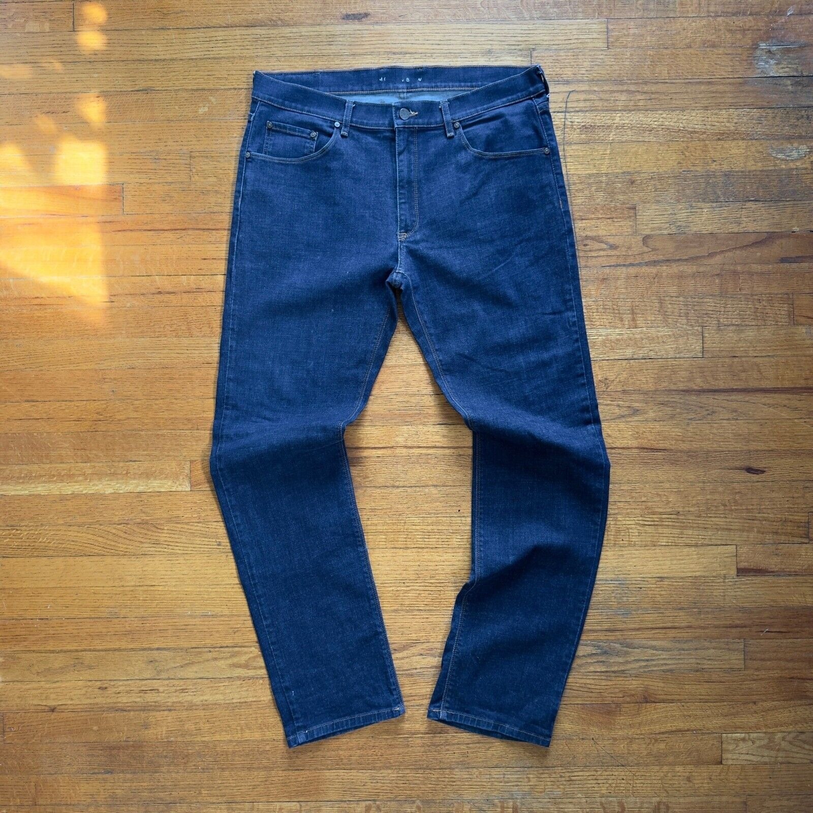 Mott & Bow Slim Jeans Dark Wash Denim Modern Fit Mens Size 38x34