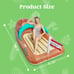Giant Inflatable Boat Pool Float with Reinforced Cooler