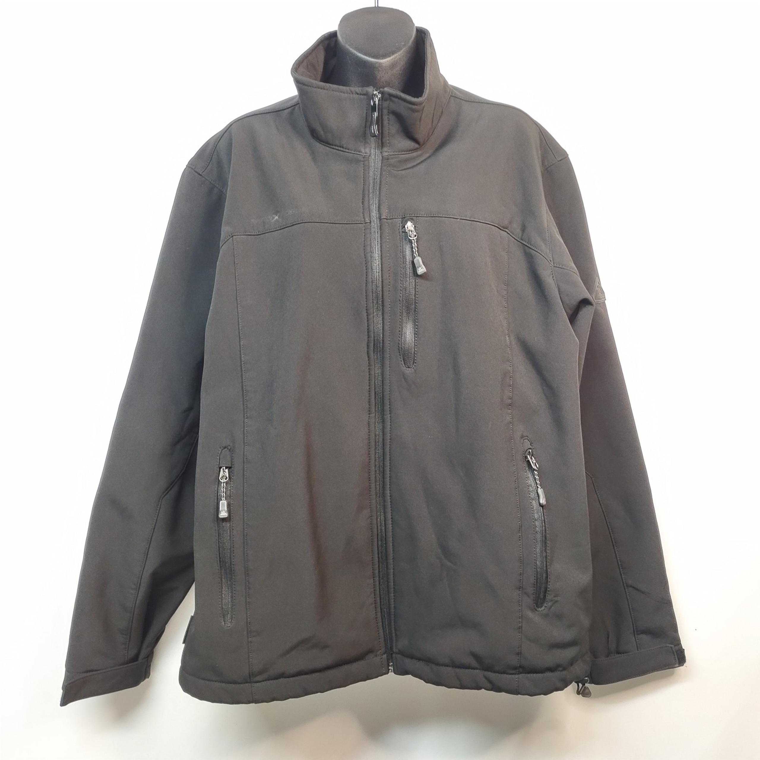 ZeroXposur Black Fleece Lined Soft Shell Performance Jacket Mens Sz  L