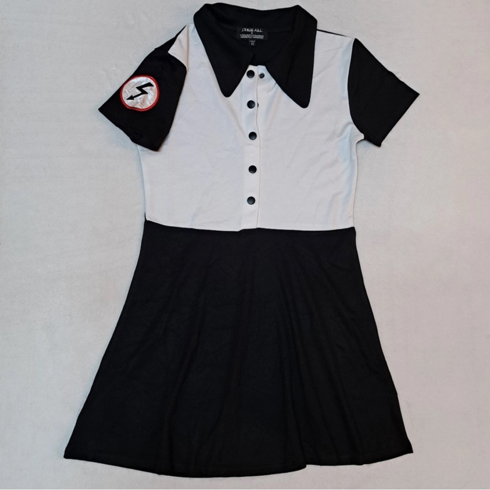 Dolls Kill x Marilyn Manson Unreleased Collab Skater Dress Women's size MEDIUM