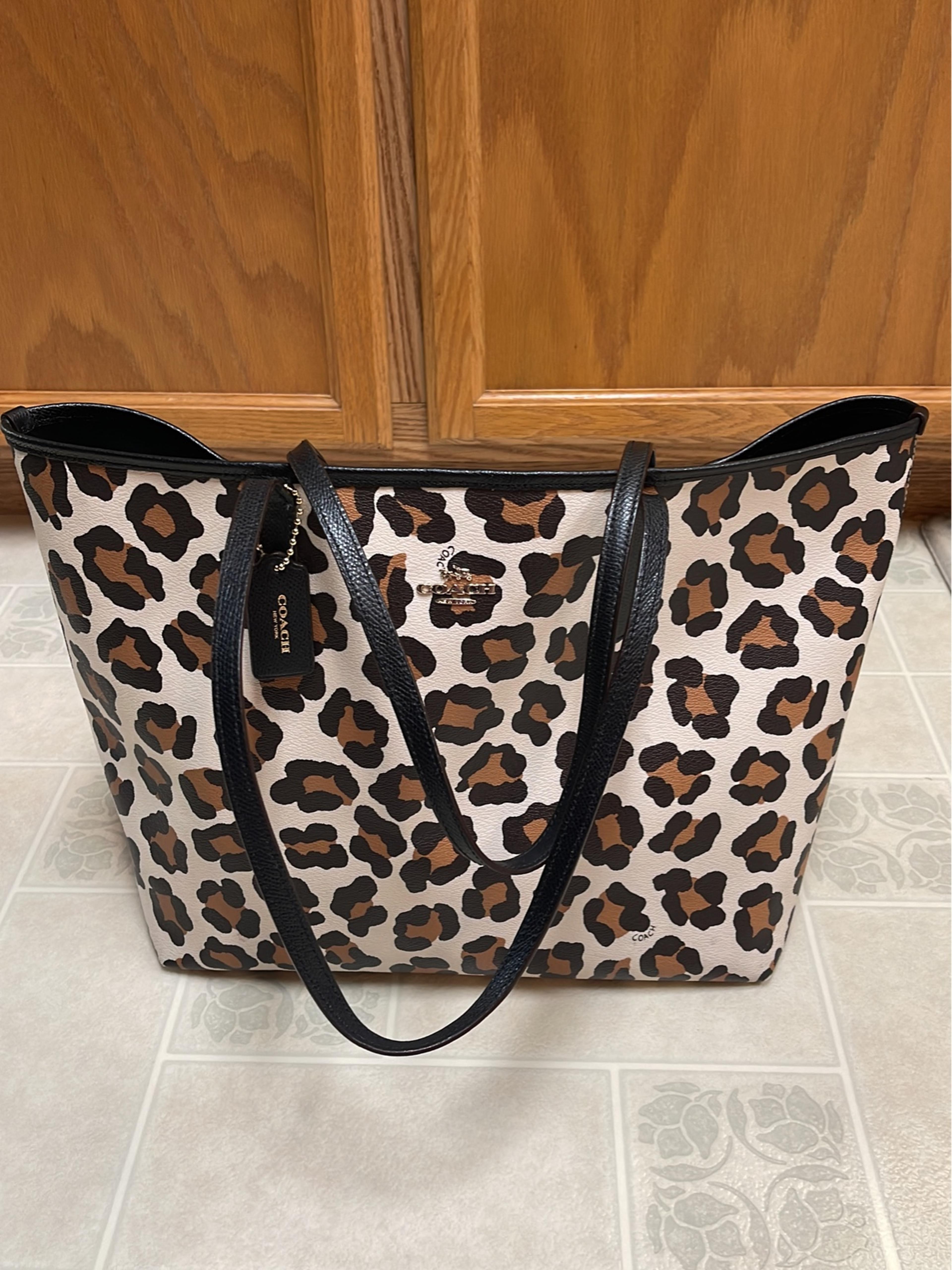 Coach leopard print bags Clearance