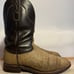 TONY LAMA George Strait Size 8.5D Gold Label #9706 Vintage Elephant Cowboy Boots