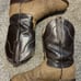 TONY LAMA George Strait Size 8.5D Gold Label #9706 Vintage Elephant Cowboy Boots