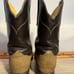 TONY LAMA George Strait Size 8.5D Gold Label #9706 Vintage Elephant Cowboy Boots