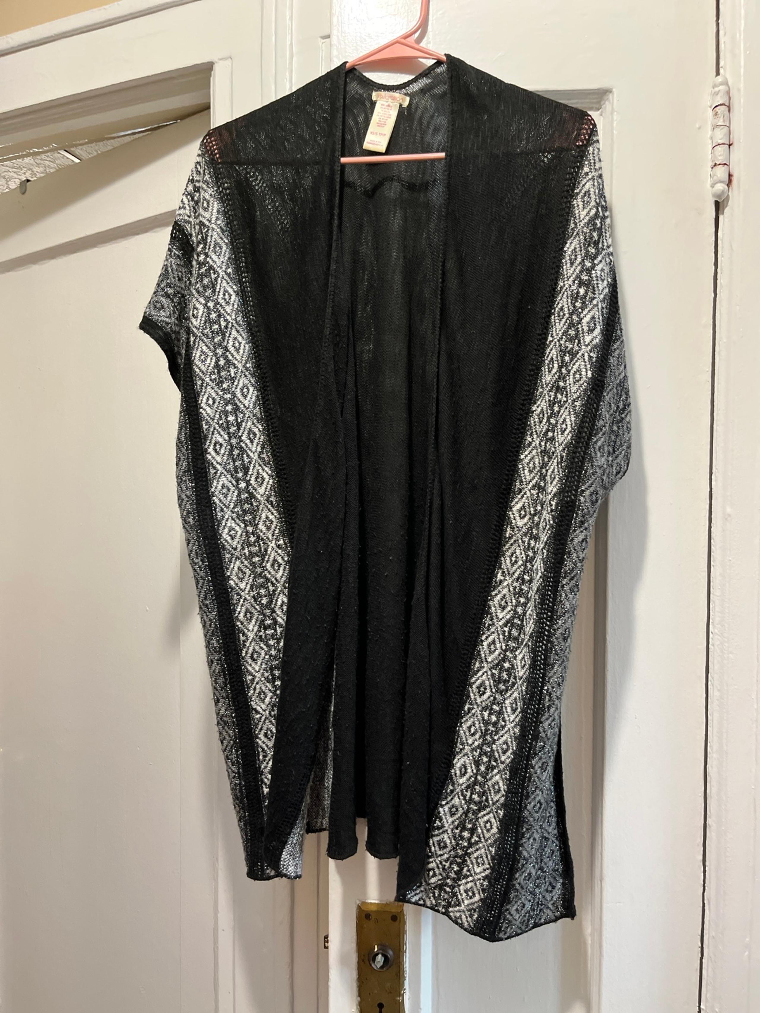 Xhilaration Open Front Sleeveless Sweater Cardigan Style Size XS