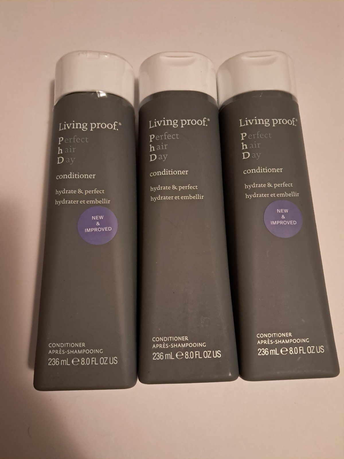 Living Proof Perfet Hair Day Conditioner 8oz full size bundle of 3 New