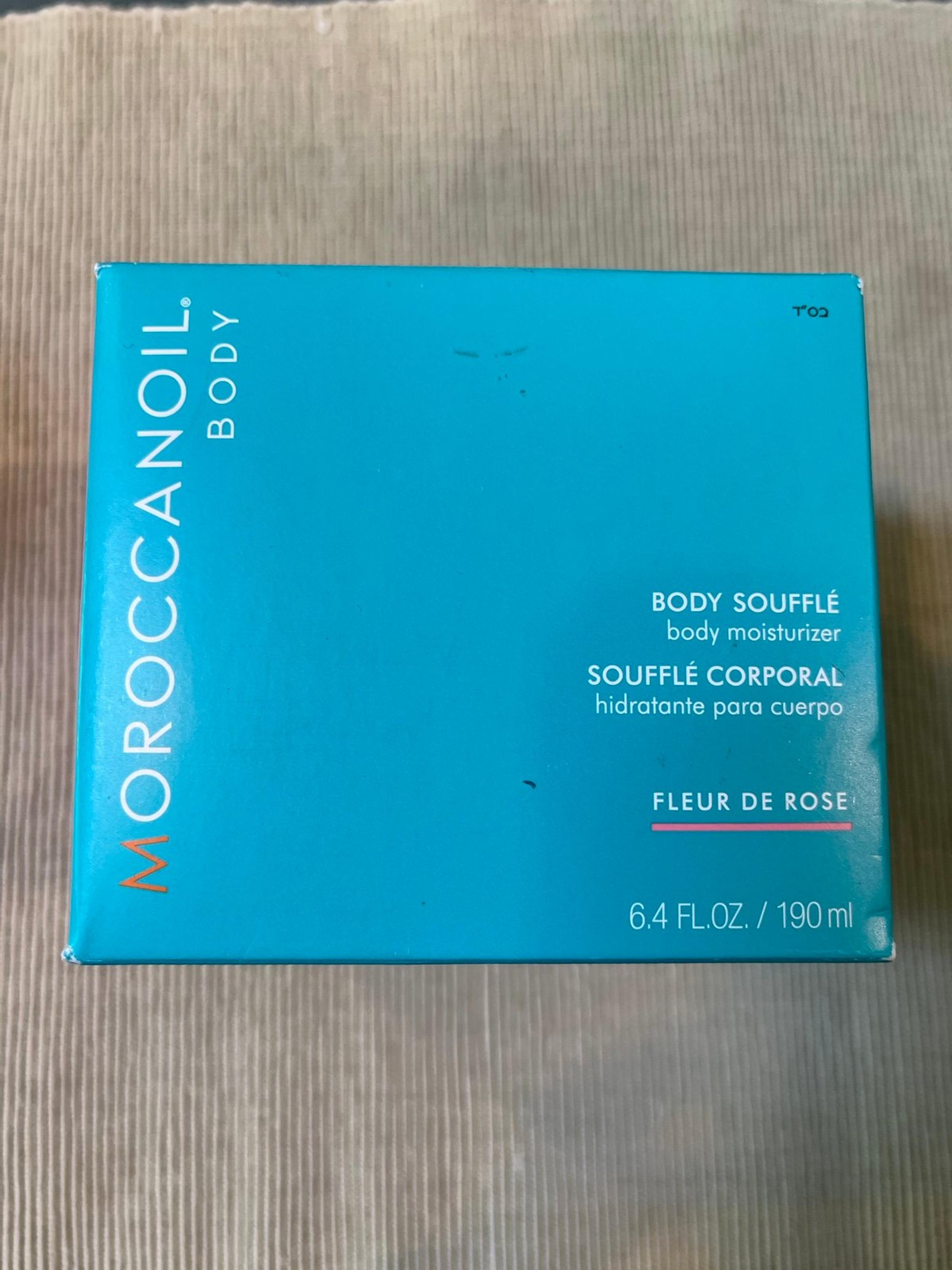 New MOROCCANOIL Body Soufflé Body Moisturizer Fleur De Rose