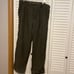Mens 100% linen pants Em’s of Mason Dark grey/ dark green color Barely worn. No