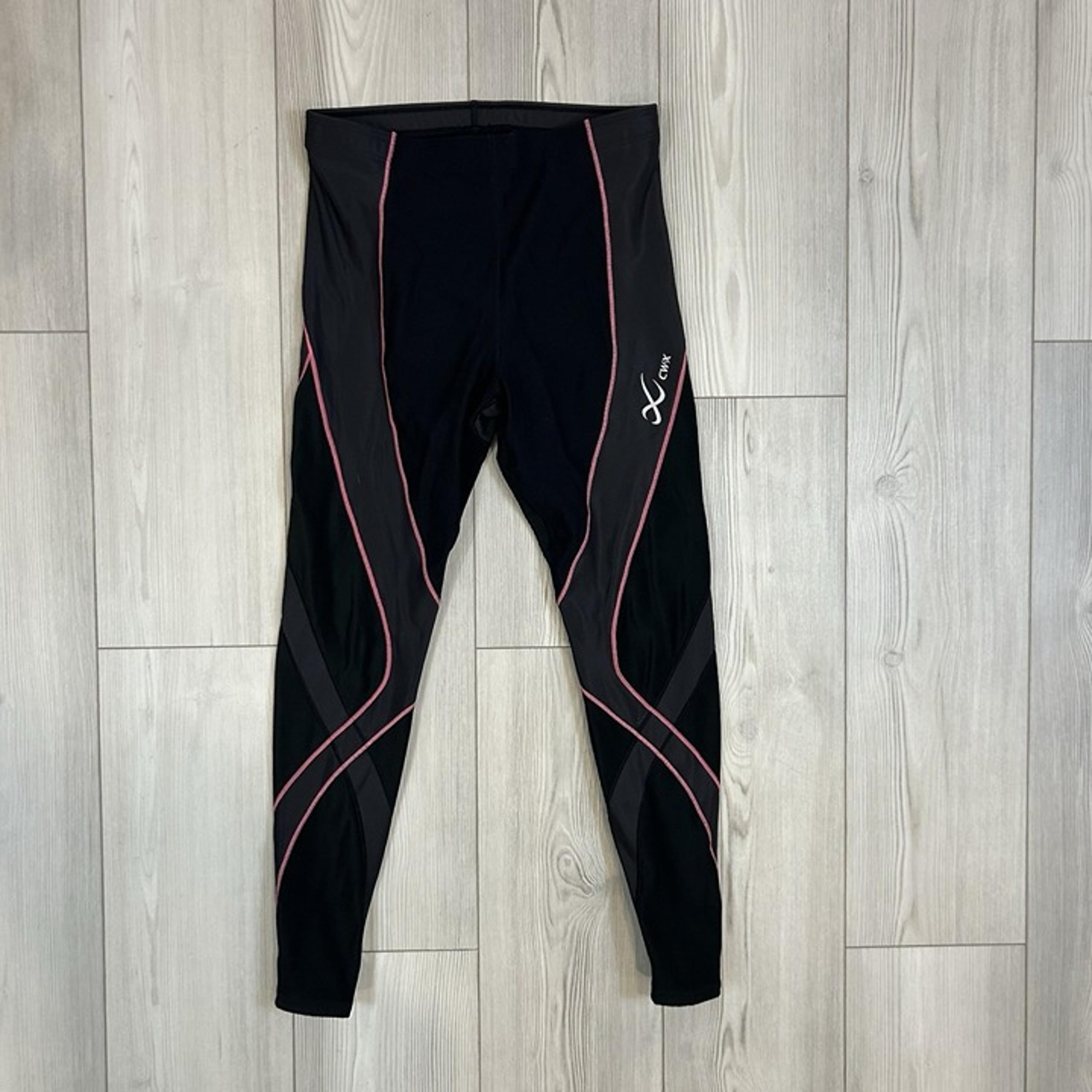 CW-X Insulator Pro Tight Women’s Size Large Leggings Black Pink Trim 141879A