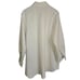 Rdalamal Ivory Long Line Rhinestone Embellished Button-down Shirt Dress Size M